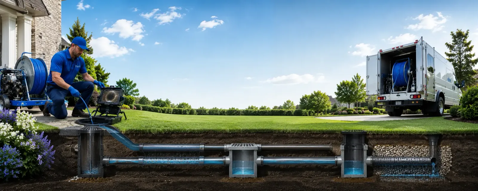 Outdoor drain cleaning information for Wayne, NE